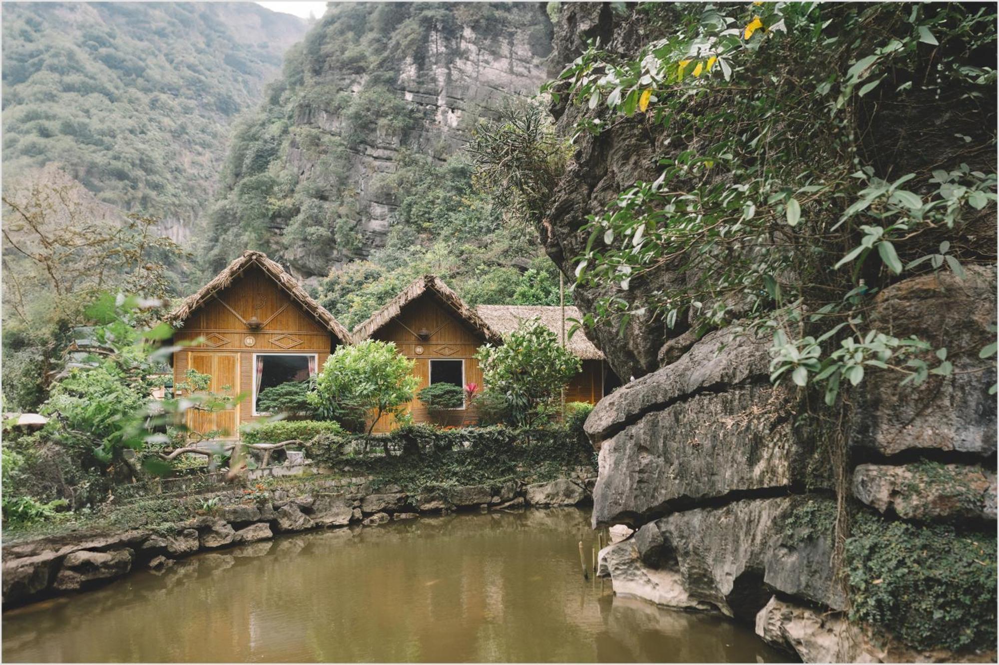 Apartamento Trang An Mountain House Ninh Binh Exterior foto
